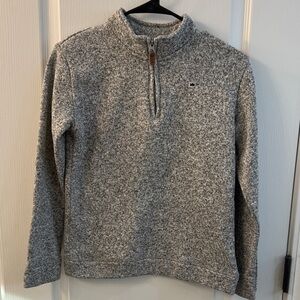 Crown & Ivy Boys’ Gray Half-Zip Sweater